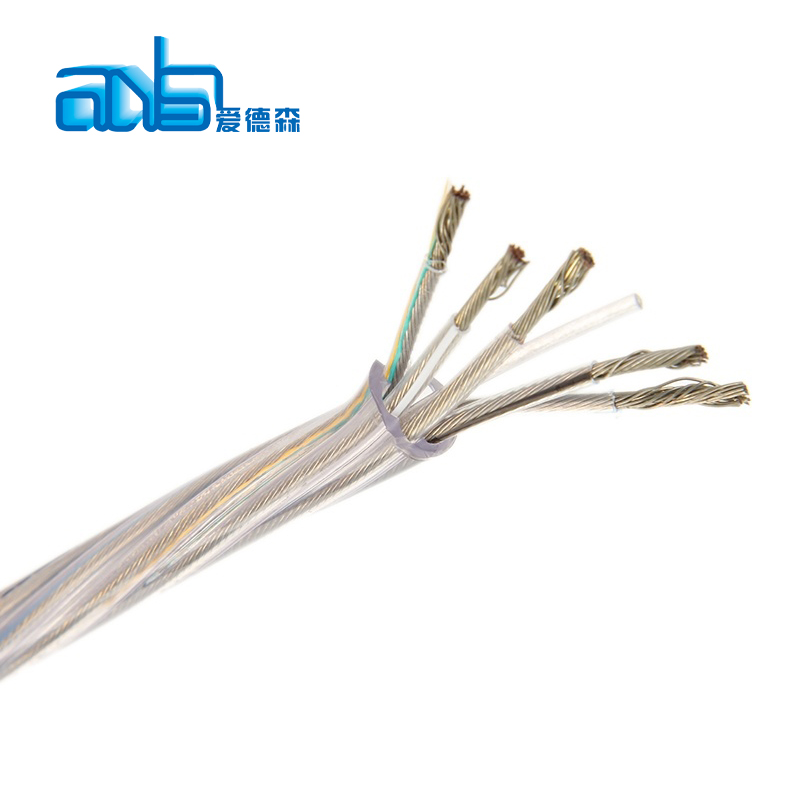 Transparent Teflon Insulation Transparent Jacket Cable